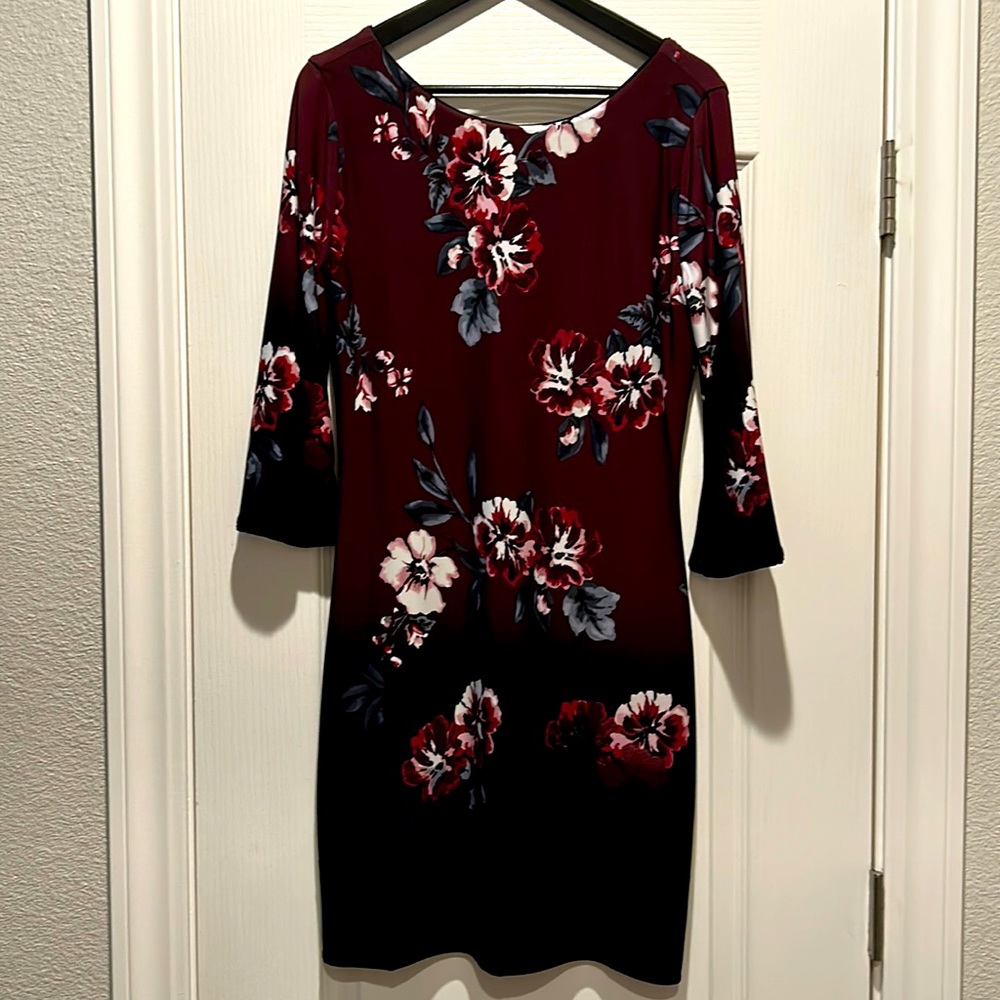 WHBM REVERSIBLE DRESS. FULLY LINED. EXCELLENT CONDITION. Measurements listed